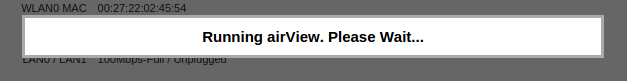quando lanciamo la funzionalita' airview, l' ingresso nello stato airview viene notificato con questo messaggio